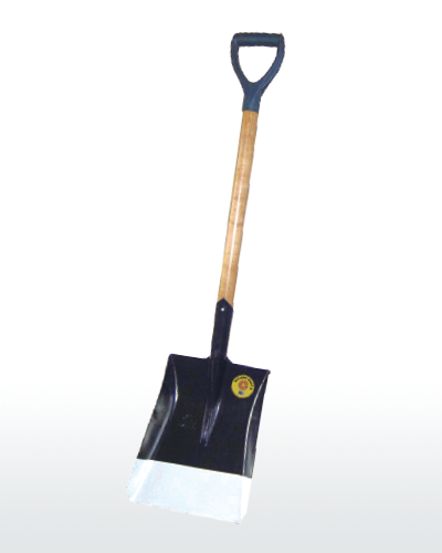 Wooden handle spade